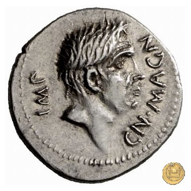 470/1a - denario Cn. Pompeius / M. Minatius Sabinus 46-45 BC (Spagna) 470/1a - denario Cn. Pompeius / M. Minatius Sabinus 46-45 BC (Spagna)